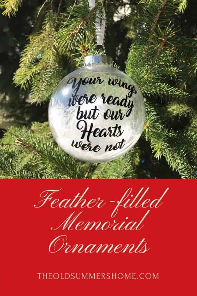 How to Make Breathtaking Angel Wing Christmas Ornaments 7 Feather Filled memorial Christmas ornaments