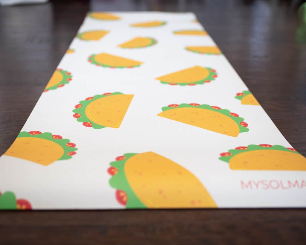Eco-friendly Gift Ideas for 2021 | Sustainable + Mindful 20 taco yoga mat from my sol mat