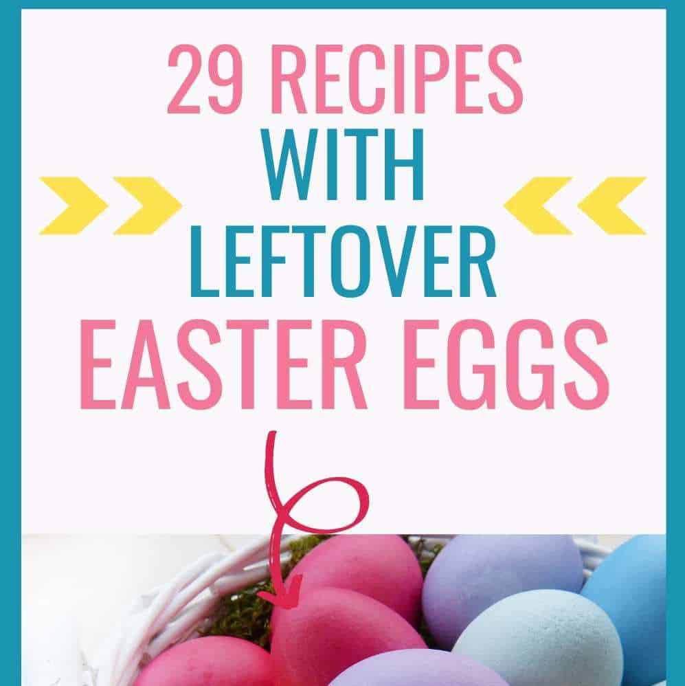 29 Best Recipes Using Hard Boiled Eggs Leftover Easter Egg Ideas