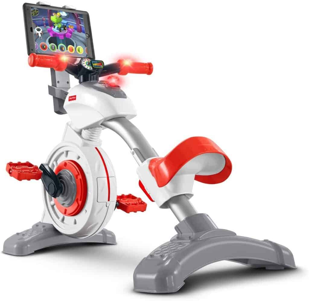Fun Home Workouts for Kids (+ Parents!) 7 fisher price think and learn smart cycle