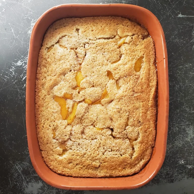 easy peach cobbler