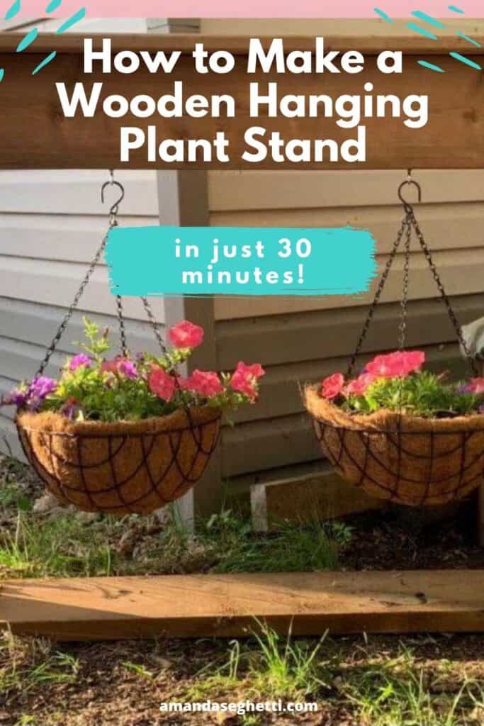 How to Make a Wooden Hanging Plant Stand