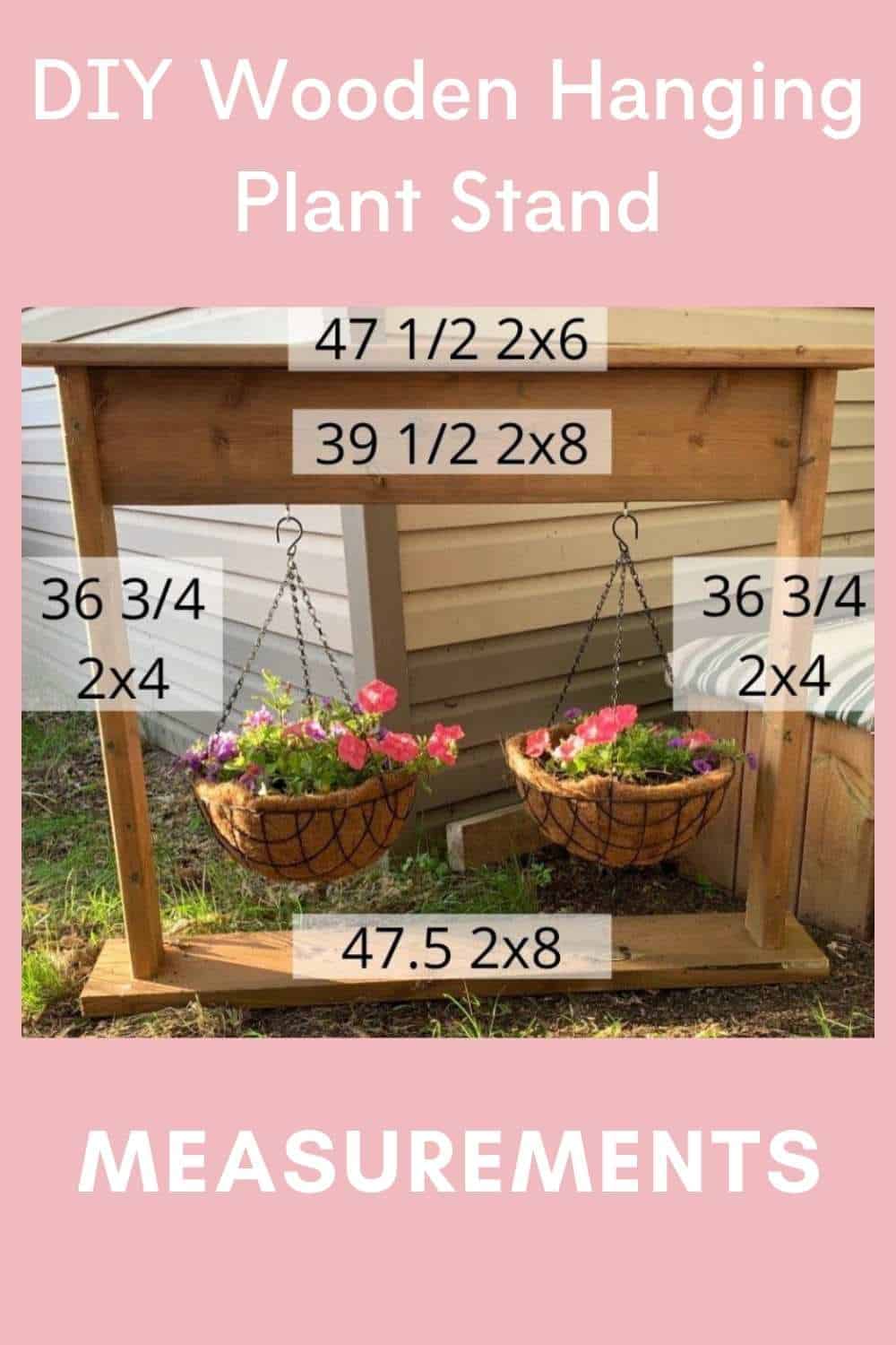 How to Make A Beautiful Wooden Hanging Plant Stand In 30 Minutes