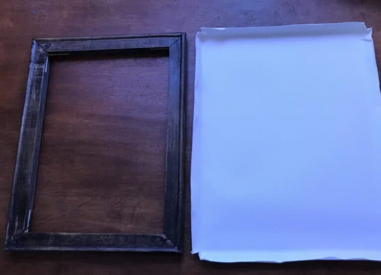 How to Make a Reverse Canvas Easy DIY Tutorial Amanda Seghetti