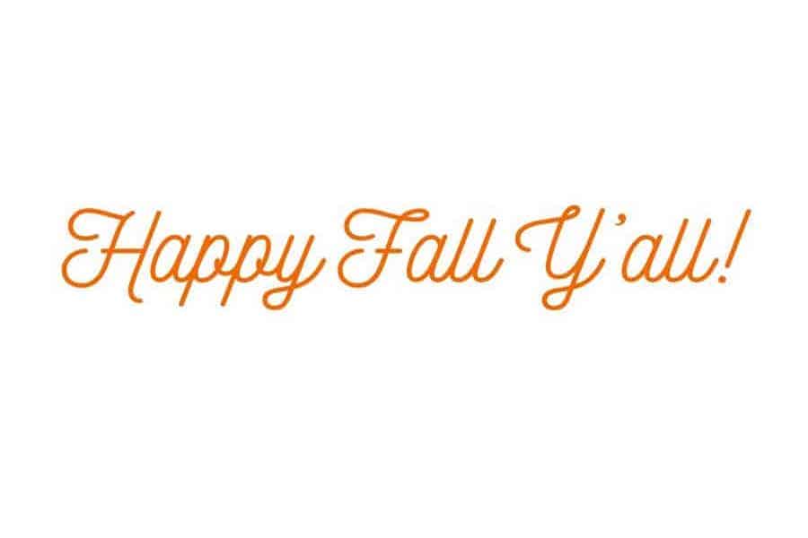 happy fall y'all popular fall quote and SVG