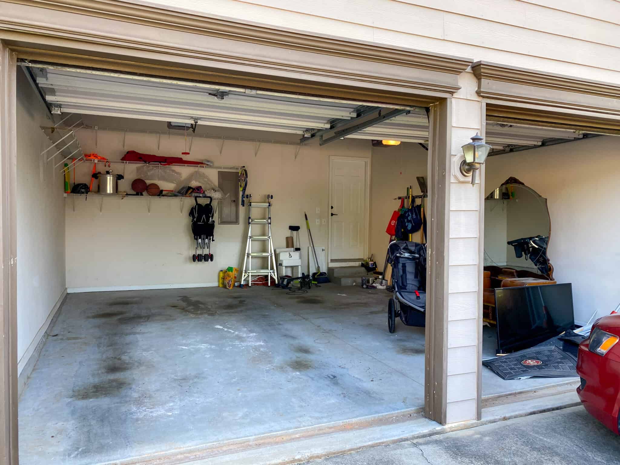 How to Paint Your Garage Floor Easy DIY Tutorial Amanda Seghetti