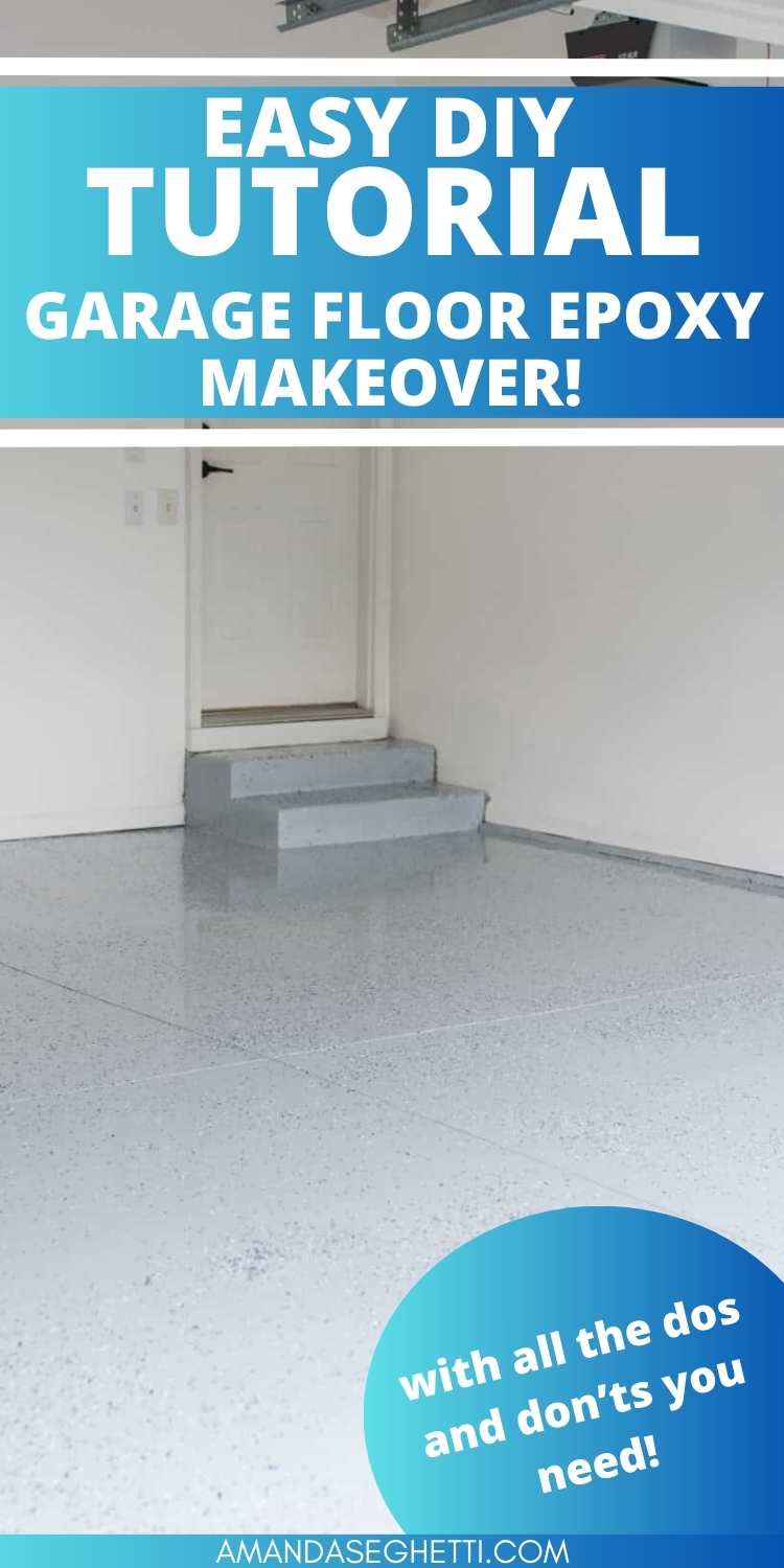 How to Paint Your Garage Floor Easy DIY Tutorial Amanda Seghetti