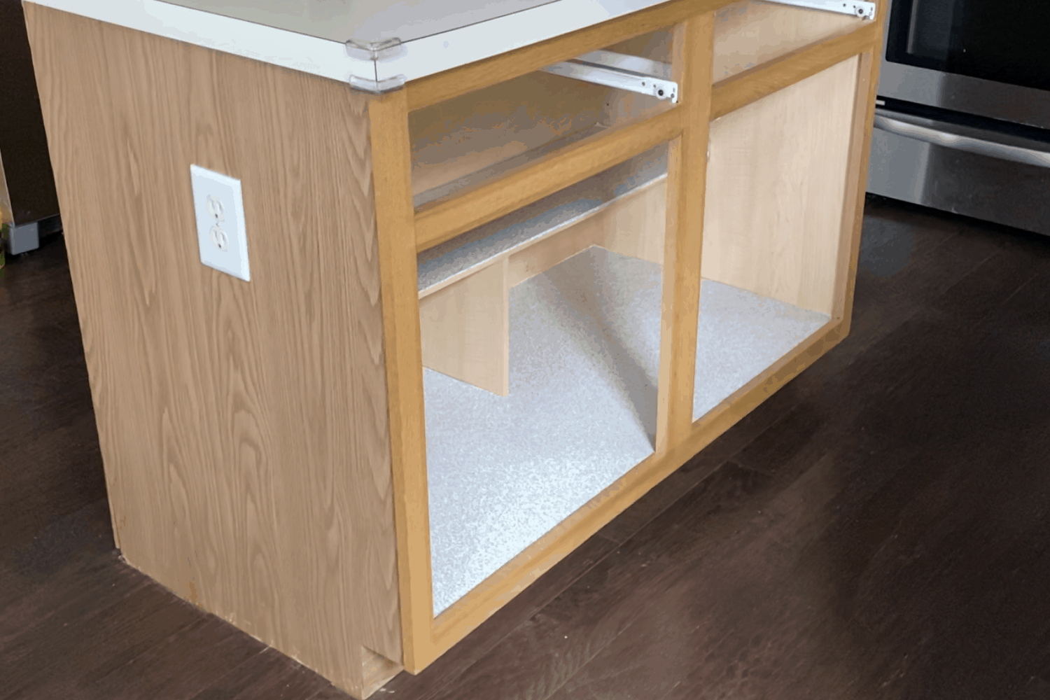 DIY Kitchen Island Upgrade Kitchen Makeover on a Budget Amanda Seghetti