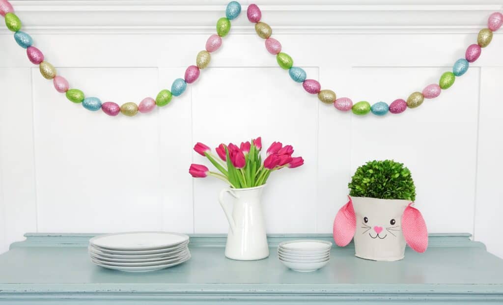 diy easter decor easter egg garland
