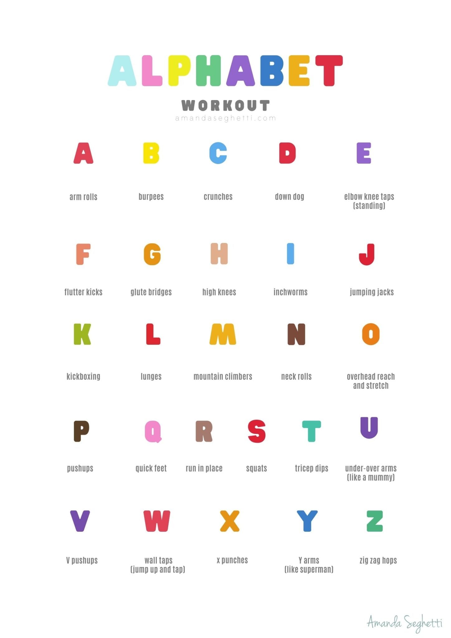 Fun Home Workouts For Kids Parents Amanda Seghetti