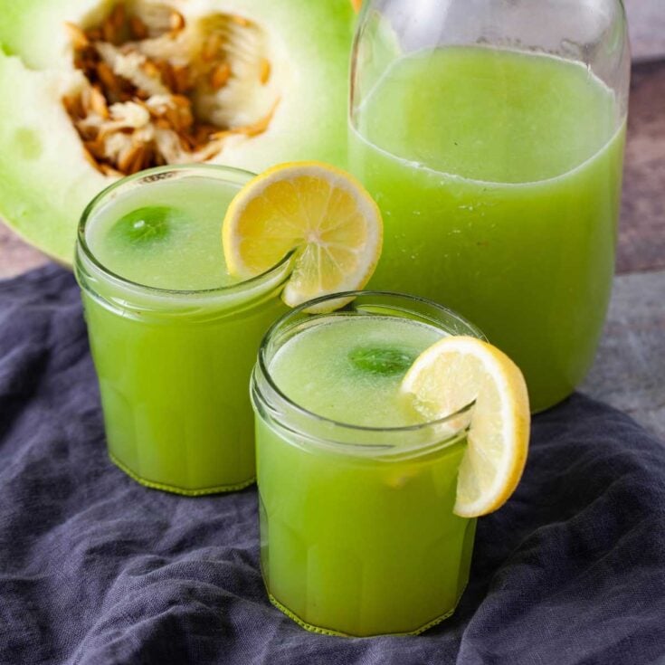 Image for Homemade Lemonade with Honeydew and Basil