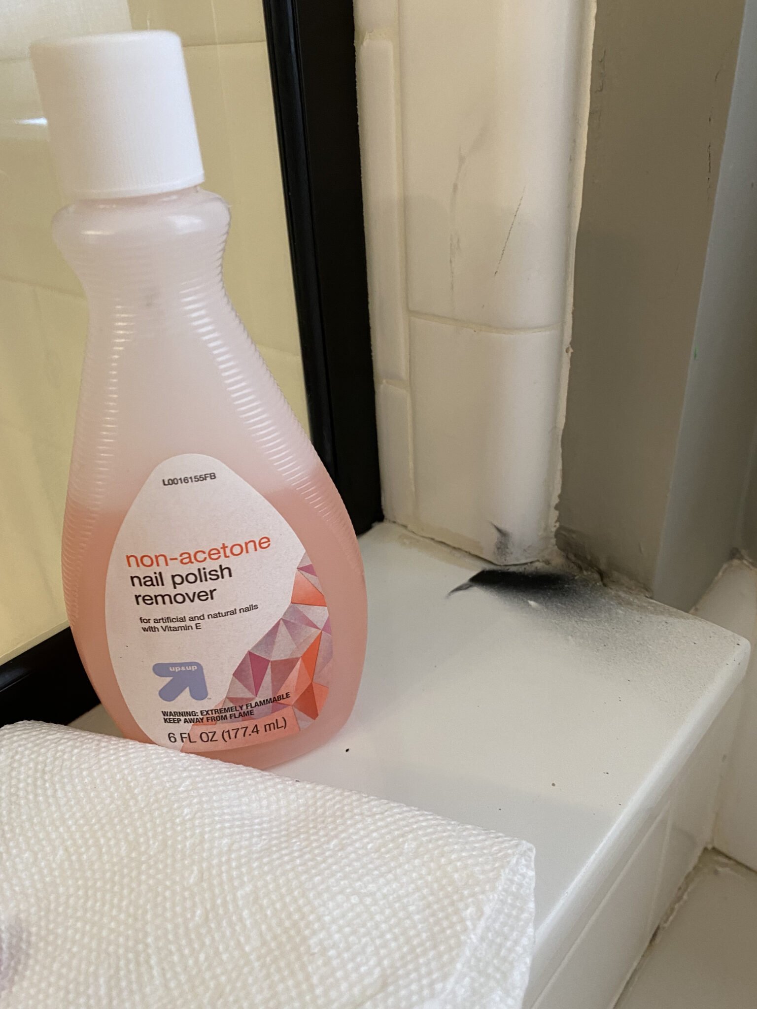 How to Paint Your Shower Door Frame Easy DIY Tutorial Amanda Seghetti