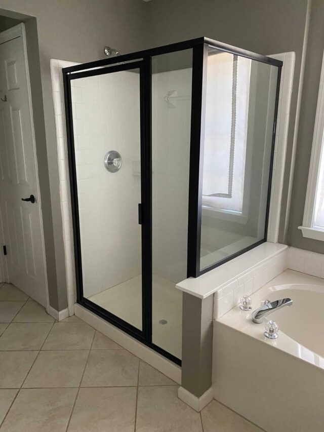 DIY Modern Shower Frame Amanda Seghetti