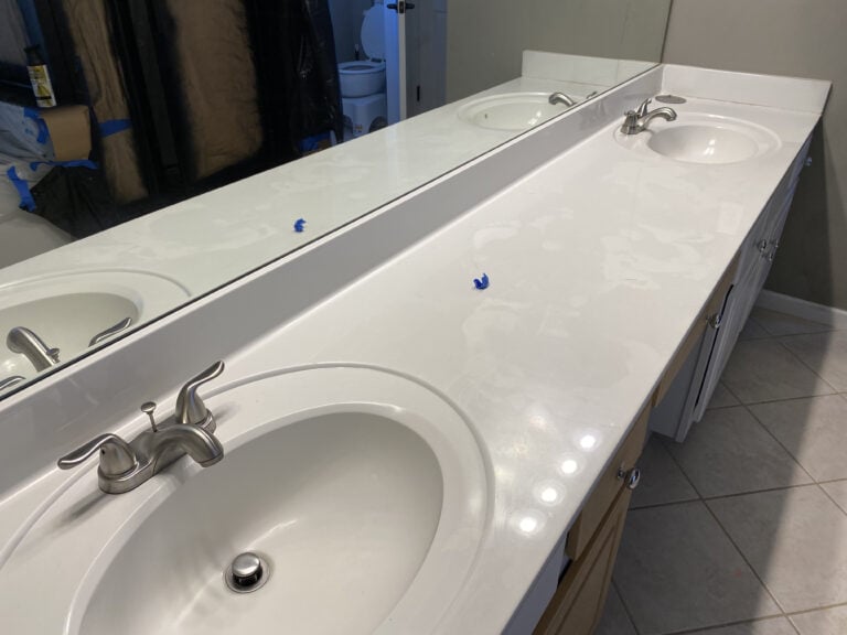 How to Paint Your Shower Door Frame Easy DIY Tutorial Amanda Seghetti