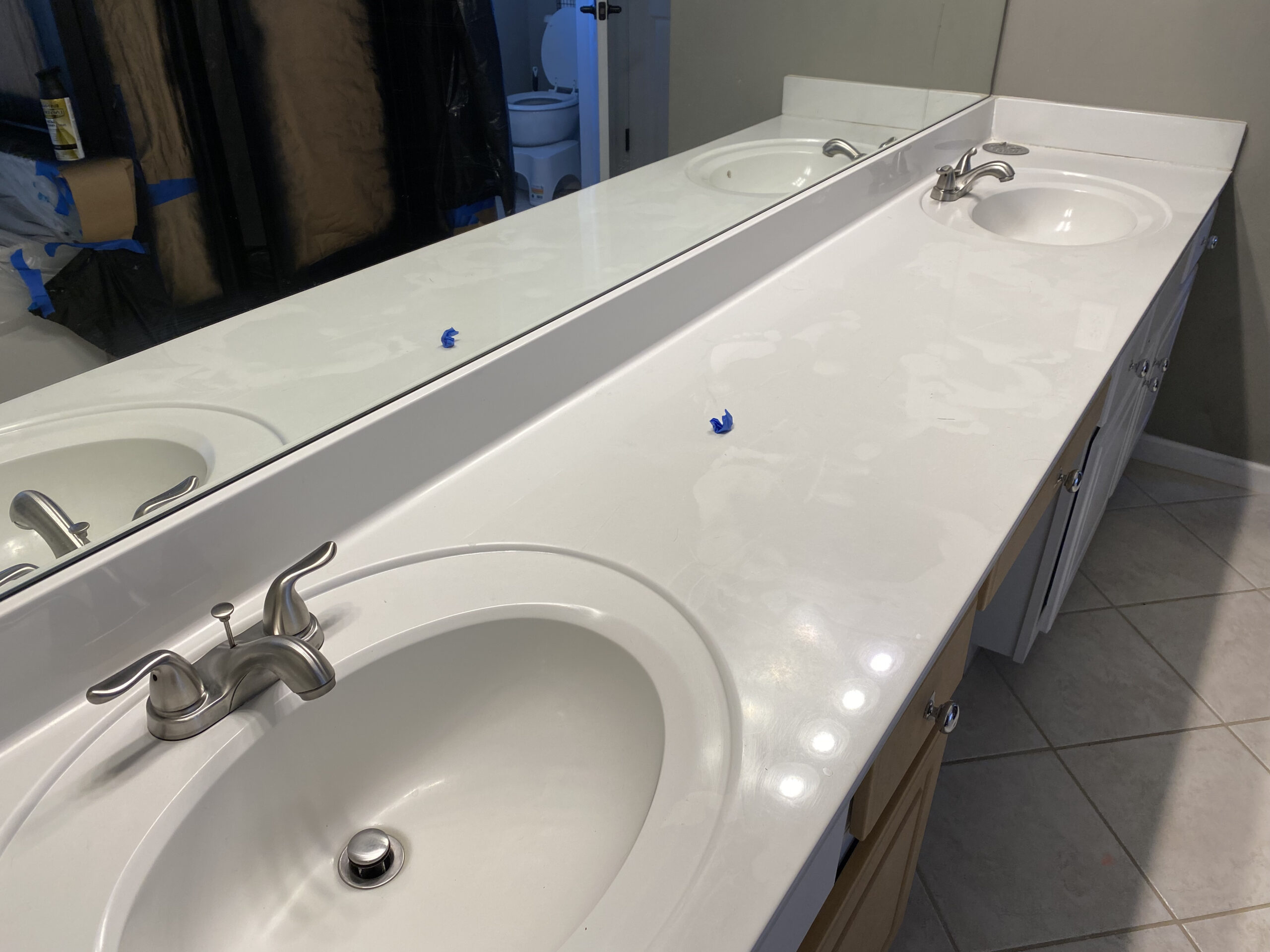 How to Paint Your Shower Door Frame Easy DIY Tutorial Amanda Seghetti