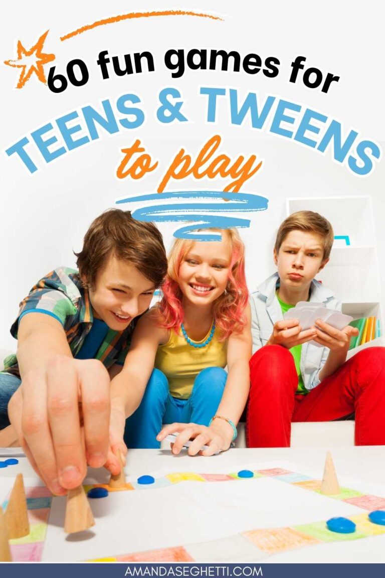 60 Fun Games for Teens and Tweens (Family and Party Games)